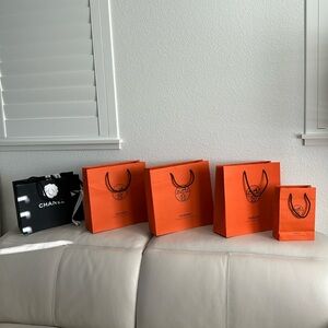 Hermés & Chanel Shopping Bags